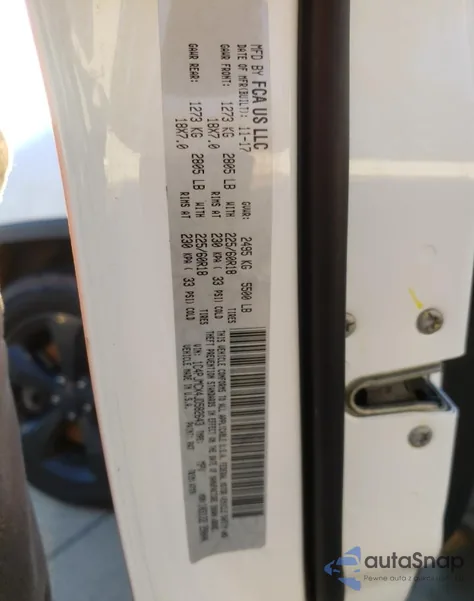 2018 Jeep Cherokee Latitude из США, поврежденный, VIN 1C4PJMCX4JD582643